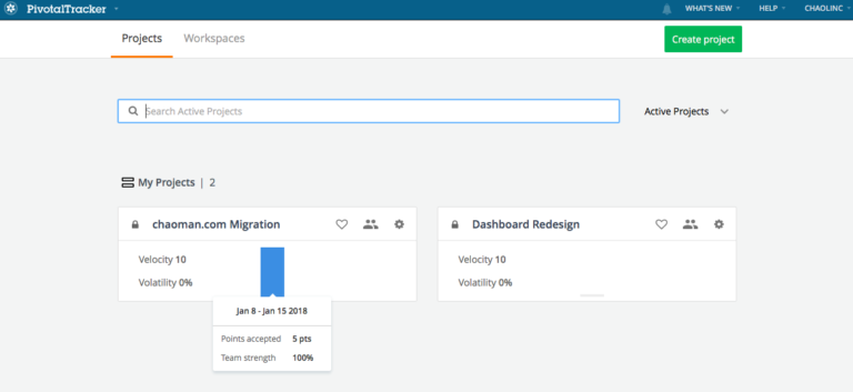 2017年Agile Project Management 敏捷式專案管理軟體簡單介紹-最終篇 PivotalTracker