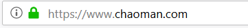 chaoman.com 現在用 HTTPS 啦!!